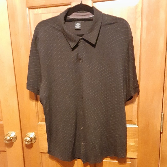 Calvin Klein Jeans Snap Down Short Sleeve Shirt - Picture 1 of 5